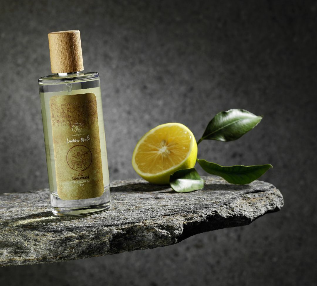 Luvilavant Dioscorides Serisi Limon Brule Kolonya 100 Ml 80 Derece Cam Şişe Sprey